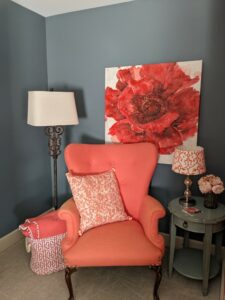 Sitting area in Belle Room